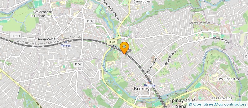 localisation de l'entreprise MONSIEUR THEO DENHEZ  BRUNOY