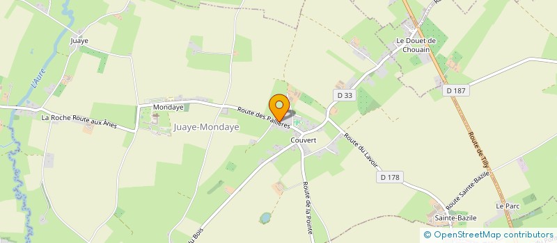 localisation de l'entreprise MONSIEUR THEO DESLANDES  JUAYE-MONDAYE