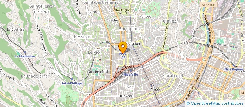 localisation de l'entreprise MONSIEUR THEO DESPLAIN à NICE