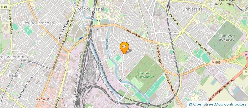 localisation de l'entreprise MONSIEUR THEO DHORNE à DIJON