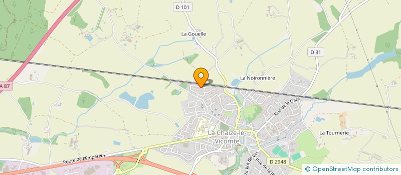 localisation de l'entreprise MONSIEUR THEO DJENNANE  LA CHAIZE-LE-VICOMTE