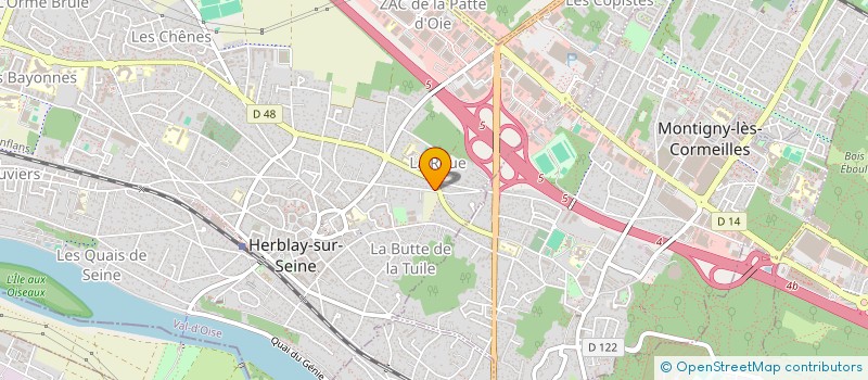 localisation de l'entreprise MONSIEUR THEO DOS SANTOS  HERBLAY-SUR-SEINE