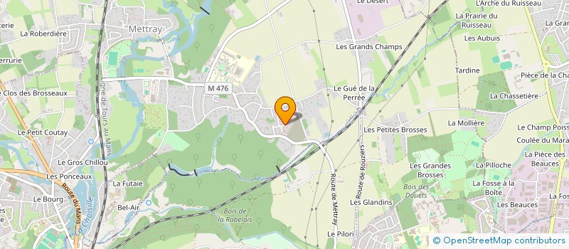 localisation de l'entreprise MONSIEUR THEO DREWS  METTRAY