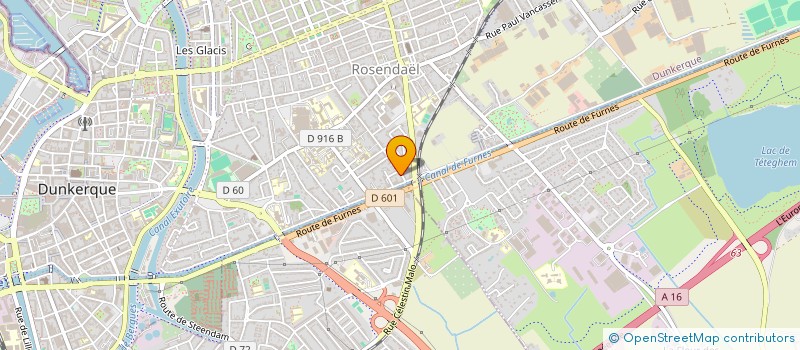 localisation de l'entreprise MONSIEUR THEO DRUELLE à DUNKERQUE