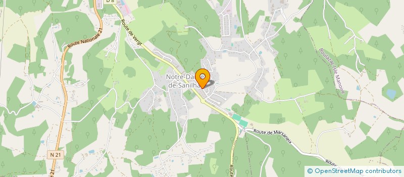 localisation de l'entreprise MONSIEUR THEO DUBOS  SANILHAC