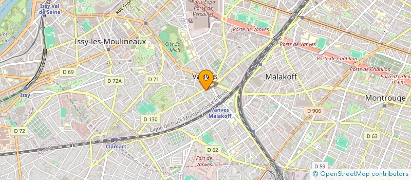 localisation de l'entreprise MONSIEUR THEO DUBOURG  VANVES