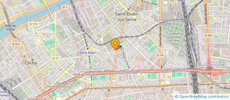 localisation de l'entreprise MONSIEUR THEO DUCHAUSSOY à SAINT-OUEN-SUR-SEINE