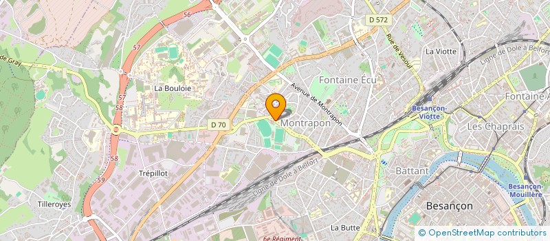 localisation de l'entreprise MONSIEUR THEO DUDAL  BESANCON