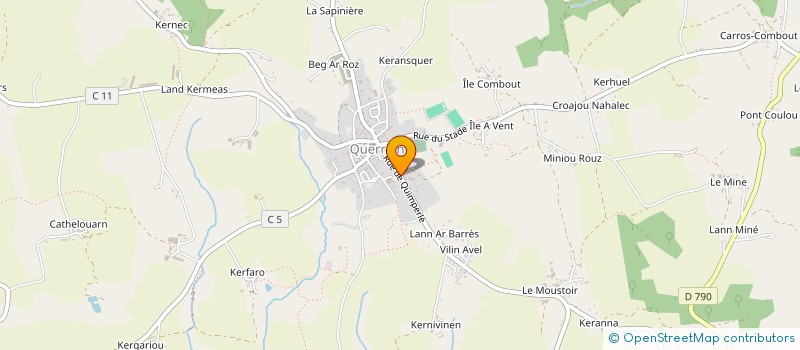 localisation de l'entreprise MONSIEUR THEO DUET  QUERRIEN