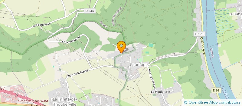 localisation de l'entreprise MONSIEUR THEO DUEZ  LA TRINITE-DE-THOUBERVILLE