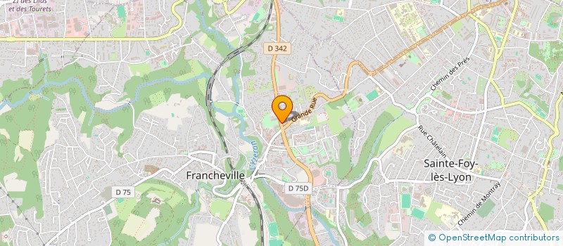 localisation de l'entreprise MONSIEUR THEO DUFAUD  FRANCHEVILLE