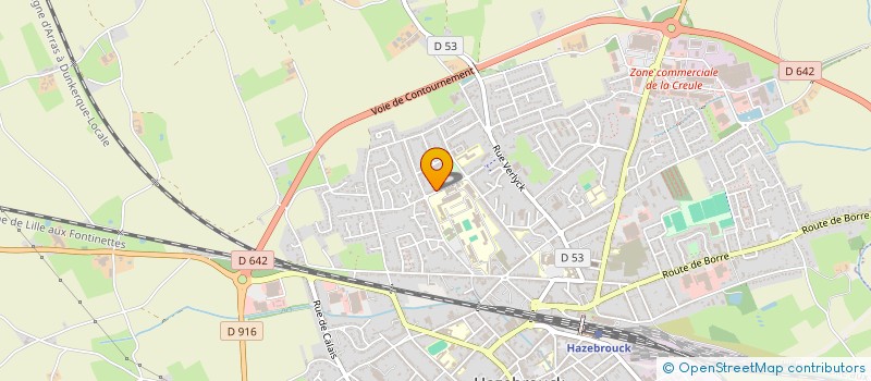 localisation de l'entreprise MONSIEUR THEO DUHAYON  HAZEBROUCK