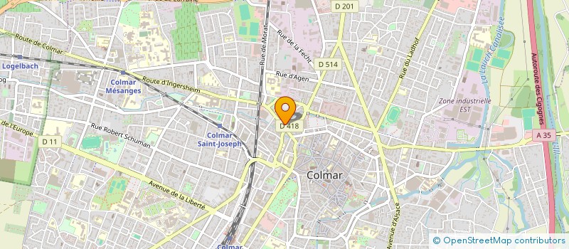 localisation de l'entreprise MONSIEUR THEO DUMON  COLMAR