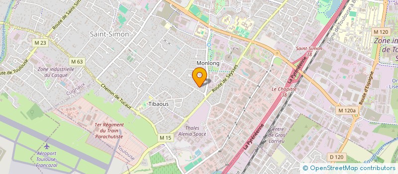 localisation de l'entreprise MONSIEUR THEO DUPUY à TOULOUSE