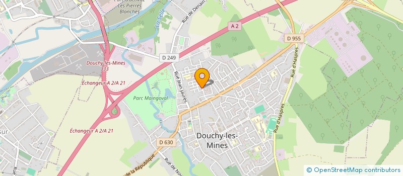 localisation de l'entreprise MONSIEUR THEO DUROT à DOUCHY-LES-MINES