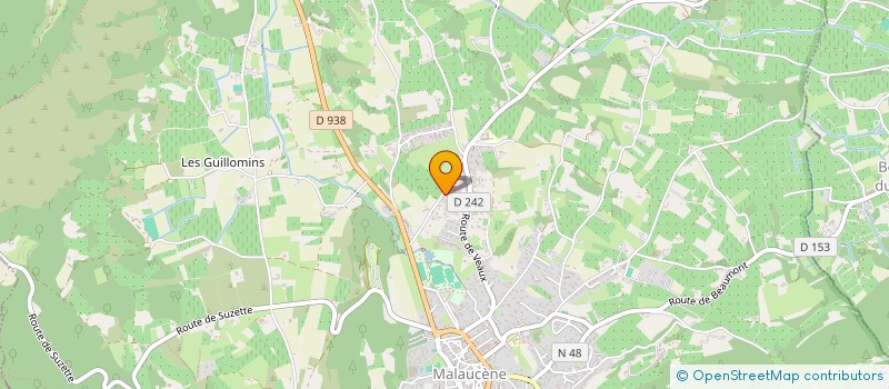 localisation de l'entreprise MONSIEUR THEO DUTRIEUX  MALAUCENE