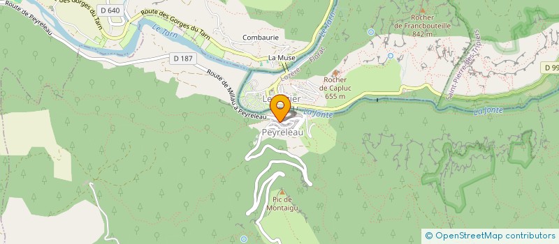 localisation de l'entreprise MONSIEUR THEO EL AGRI  PEYRELEAU