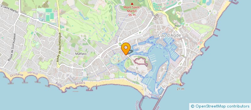 localisation de l'entreprise MONSIEUR THEO ENAY  AGDE