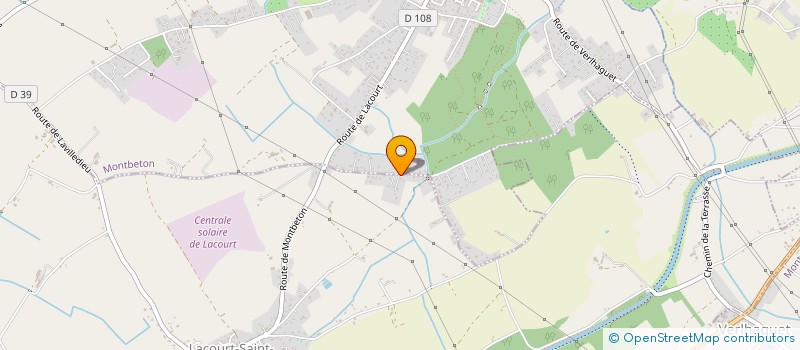 localisation de l'entreprise MONSIEUR THEO ESCALE  MONTBETON