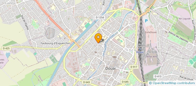 localisation de l'entreprise MONSIEUR THEO EVRARD à DOUAI