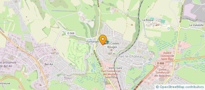 localisation de l'entreprise MONSIEUR THEO FALGAYRAT  ONET-LE-CHATEAU