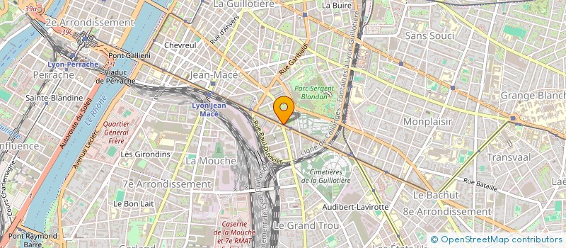 localisation de l'entreprise MONSIEUR THEO FANCIULLOTTI  LYON