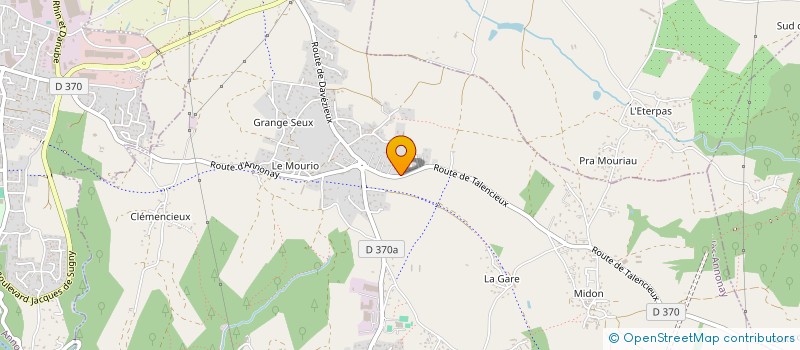 localisation de l'entreprise MONSIEUR THEO FANGET  MACON