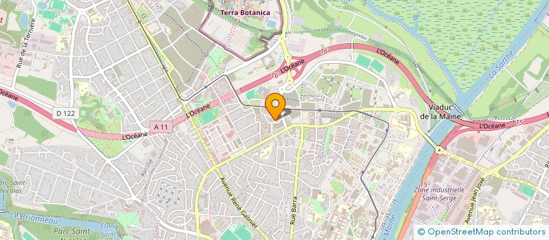 localisation de l'entreprise MONSIEUR THEO FAUCHER à ANGERS