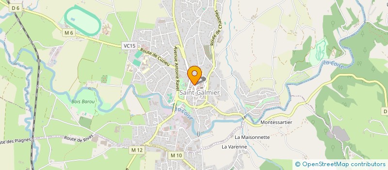 localisation de l'entreprise MONSIEUR THEO FAYOLLE  SAINT-GALMIER