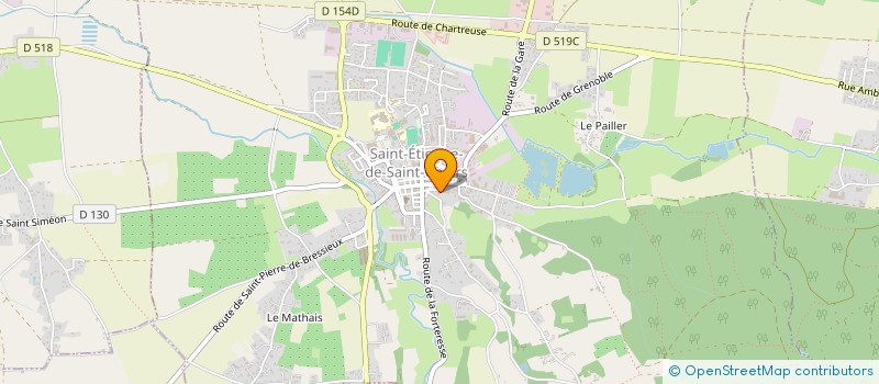 localisation de l'entreprise MONSIEUR THEO FERNANDES  SAINT-ETIENNE-DE-SAINT-GEOIRS