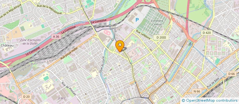 localisation de l'entreprise MONSIEUR THEO FIETIER  MULHOUSE