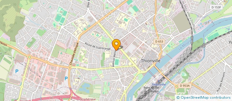 localisation de l'entreprise MONSIEUR THEO FILLIETTE  THIONVILLE