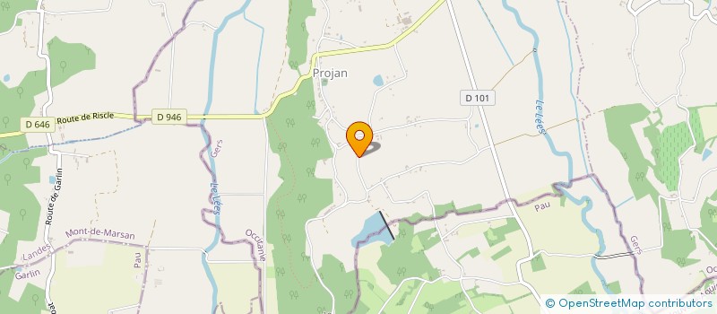 localisation de l'entreprise MONSIEUR THEO FITTE  LELIN-LAPUJOLLE