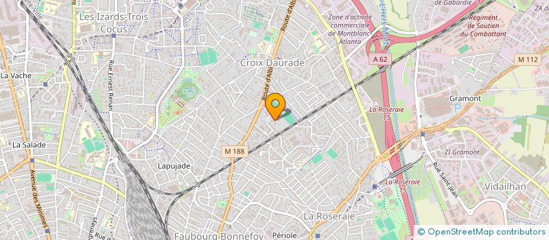 localisation de l'entreprise MONSIEUR THEO FLAMMEN  TOULOUSE