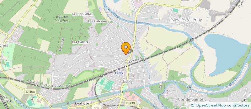localisation de l'entreprise MONSIEUR THEO FORTIN à ESBLY