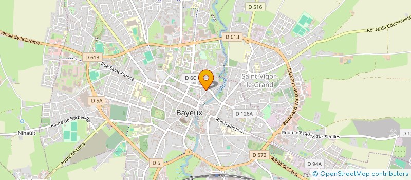 localisation de l'entreprise MONSIEUR THEO FOUILLEUL  BAYEUX