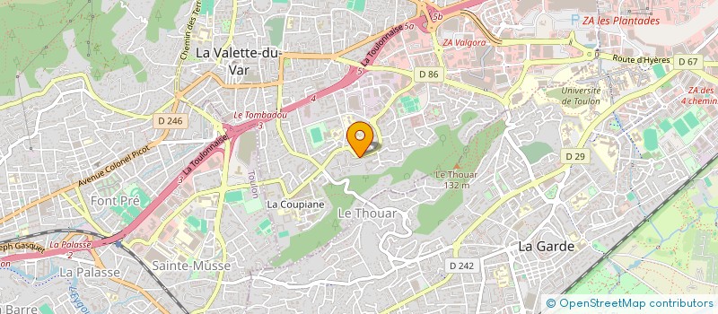 localisation de l'entreprise MONSIEUR THEO FRANCHI  LA VALETTE-DU-VAR