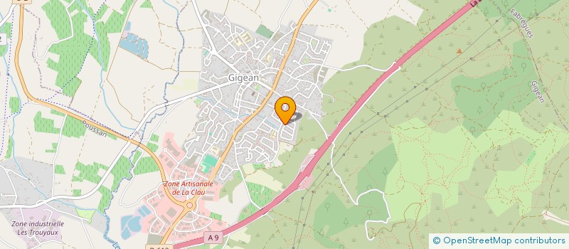 localisation de l'entreprise MONSIEUR THEO FRANCOIS ANDRE LECOCQ  GIGEAN