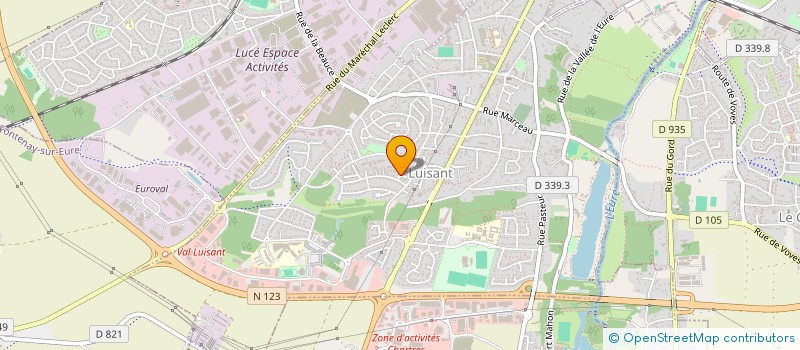 localisation de l'entreprise MONSIEUR THEO FREBET à LUISANT