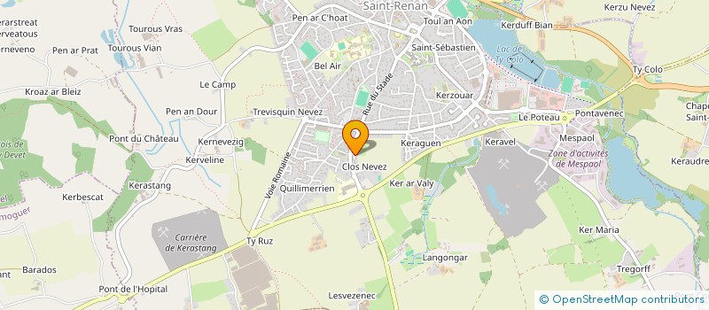 localisation de l'entreprise MONSIEUR THEO FREIRE à SAINT-RENAN