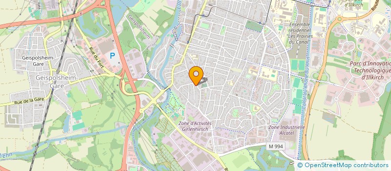 localisation de l'entreprise MONSIEUR THEO GAGELIN  ILLKIRCH-GRAFFENSTADEN
