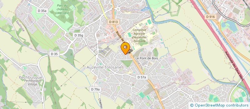 localisation de l'entreprise MONSIEUR THEO GAILHAGUET  SAVERDUN