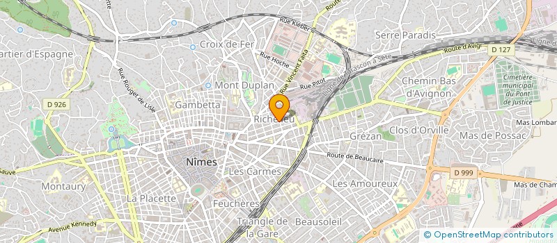 localisation de l'entreprise MONSIEUR THEO GALERA  NIMES