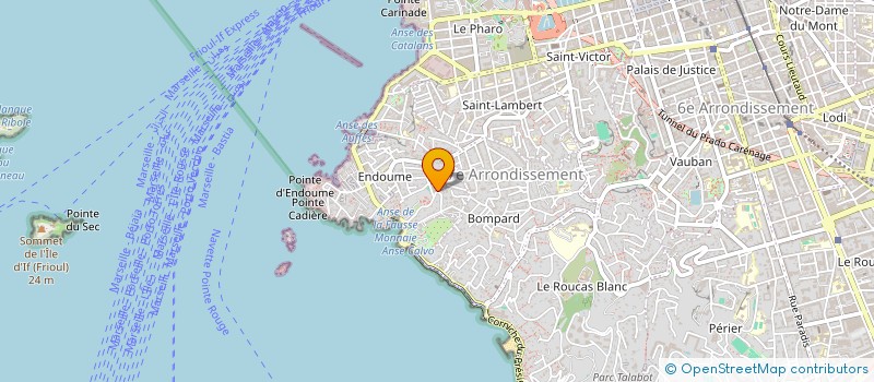 localisation de l'entreprise MONSIEUR THEO GALLI  MARSEILLE