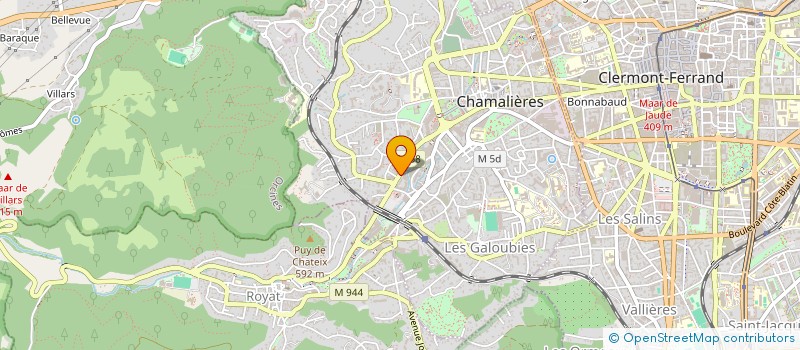 localisation de l'entreprise MONSIEUR THEO GALLOT  CHAMALIERES