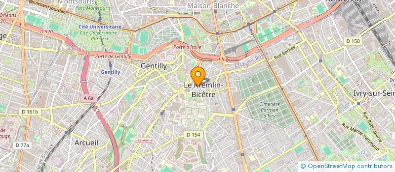 localisation de l'entreprise MONSIEUR THEO GALOPIN à LE KREMLIN-BICETRE