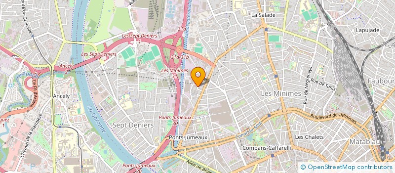 localisation de l'entreprise MONSIEUR THEO GAQUEREL  TOULOUSE