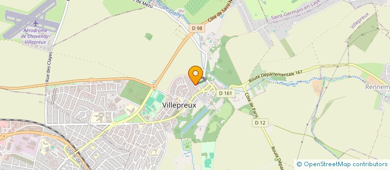 localisation de l'entreprise MONSIEUR THEO GARCIA DARCY  VILLEPREUX