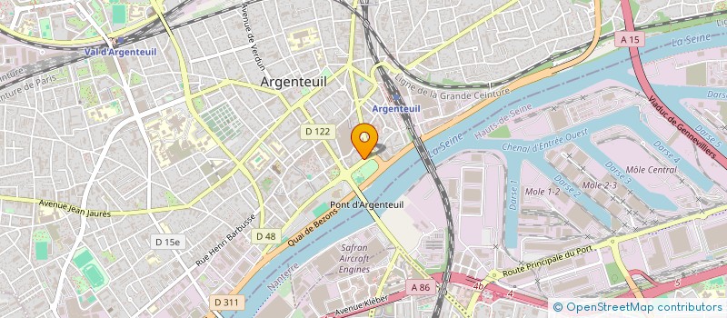 localisation de l'entreprise MONSIEUR THEO GARDON  ARGENTEUIL