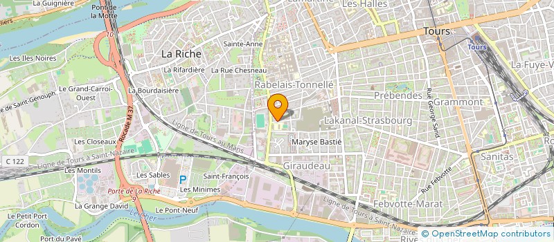 localisation de l'entreprise MONSIEUR THEO GARNIER  TOURS